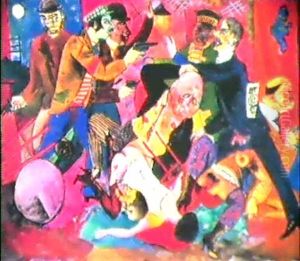 Uberfall Im Bordell by Rudolf Schlichter