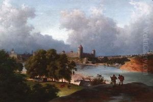 Blick Auf Das Ufer Der Stadt Reval Blick Auf Das Ufer Der Stadt Reval