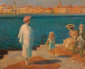 Evening In Venice by Max Schlichting