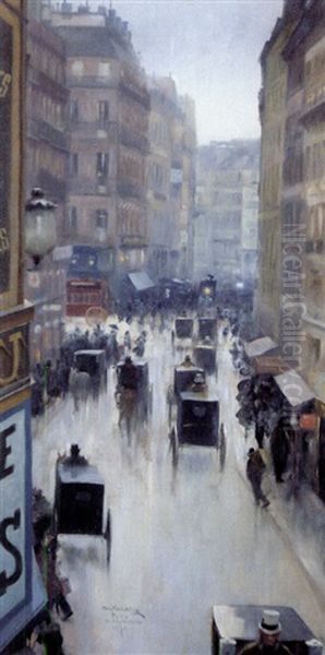 Rue Animee A Paris - view 1