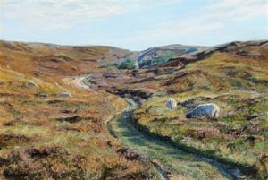 A Danish Landscape by Johann Christopher Schlichtkrull