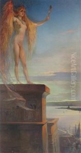 Egyptian Goddess by Heinrich Hans Schlimarski