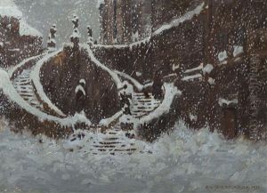 City Motif by Rudolf Herbert Schlindenbuch