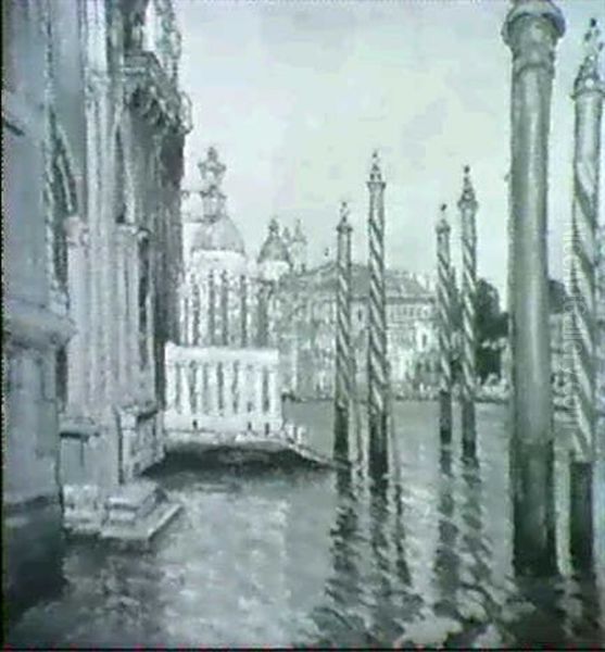 Ansicht Von Venedig, Im Hintergrund Die Kirche Santa Maria Della Salute - view 1