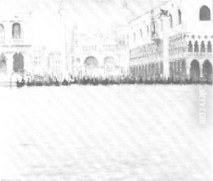 The Piazzetta, Venice, From The Lagoon