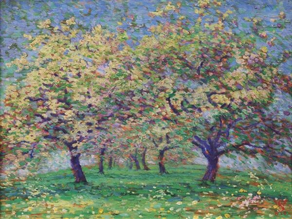 Blossoming Trees - view 1
