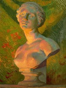 Buste Antique, Effet De Lumiere by Willy Schlobach