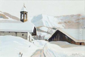 Megeve by Auguste Jules Bouvier, N.W.S.
