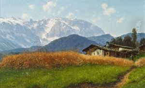 Gebirgslandschaft by Josef von Schloegl