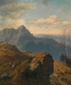 Aussicht Von Der Hohen Kampe In Die Bairische Ebene Und Auf Den Chiem-see, Laut