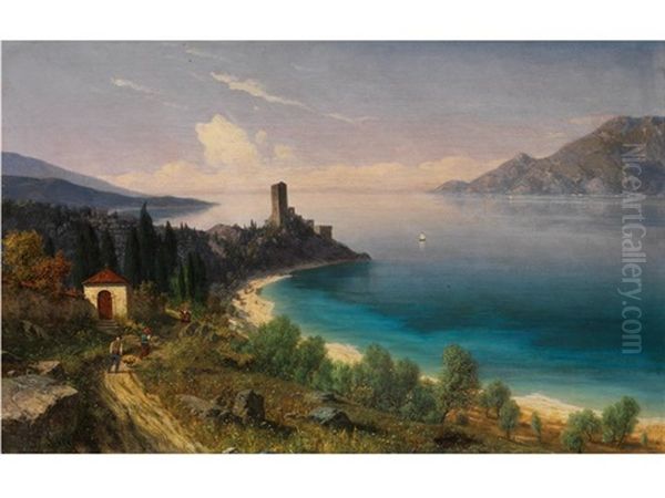 Blick Auf Malcesine Am Gardasee - view 1