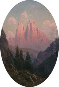 Blick Auf Den Monte Cristallo, Ampezzotal, Dolomiten