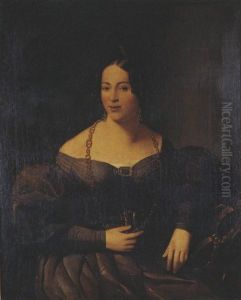 Portrait Einer Jungen Frau by Bernardt Schlosser