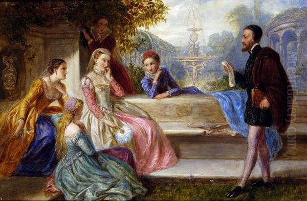 Marie Stuart And The Poet Ronsard - view 1