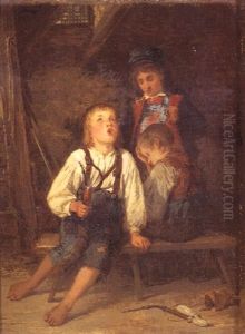 Jeu D'enfants Ou Les Joies Du Tabac by Carl Bernhard Schloesser