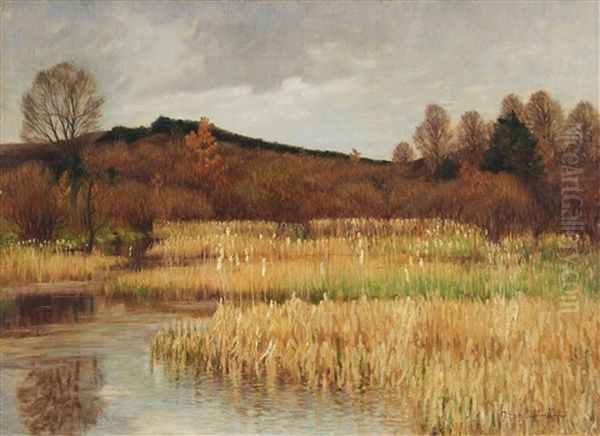 A Fish Pond Near Amlinghausen - view 1