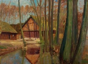 Im Spreewald by Heinrich Schlotermann