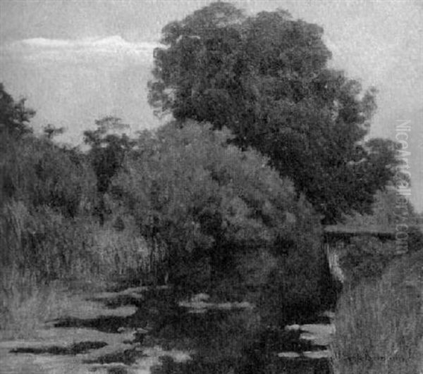 Partie An Einem Kanal In Der Mark Brandenburg - view 1