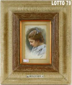 Ritratto Di Ragazza by Pietro Bouvier