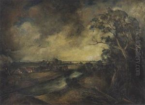 Niederlandische Landschaft by Wilhelm Schmetz