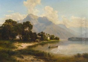 Bergsee Im Salzkammergut by Carl Schmid