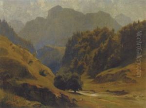 Sommertag Im Gebirge by Carl Schmid
