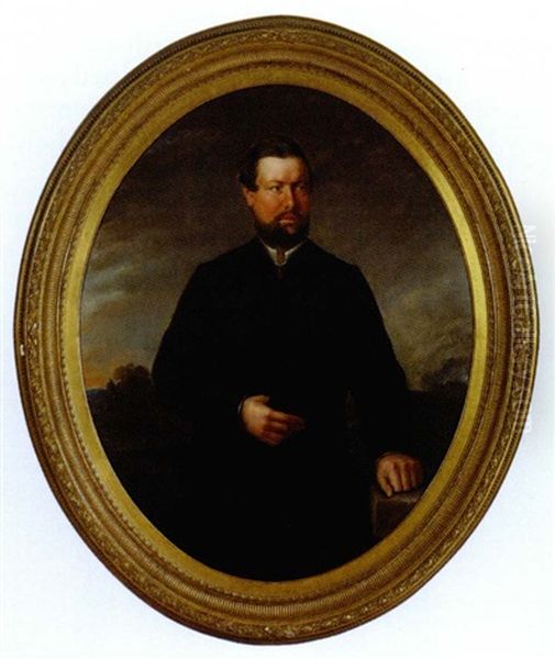 Portrait Of A Gentleman In A Landscape - view 1
