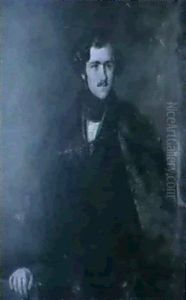 Portrait D'un Officier De L'armee Prussienne Vu De          Trois-quarts