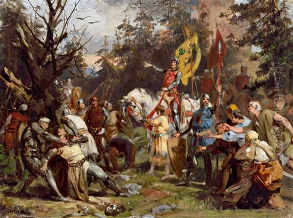 Historische Szene Aus Dem Mittelalter - view 1