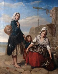 The Fisherwomen by Urbain Bouvier