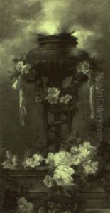Still Life With Urn, Flowers And Fruit