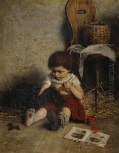 Playmates by Adolf Schmidlin