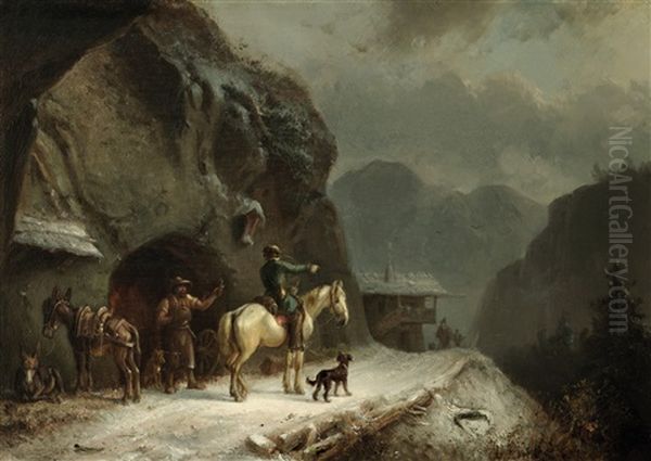 Vor Der Schmiede Im Gebirge - view 1