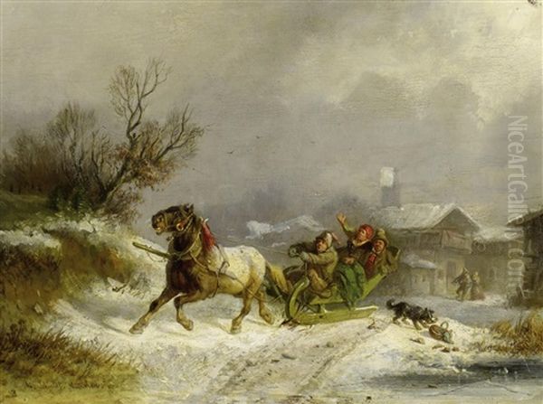 Winterliche Schlittenfahrt - view 1