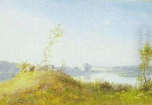 Udsigt Over Sommerlandskab by Alexander Schmidt