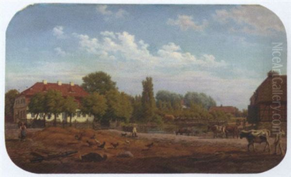 A View Of The Village Of Hohen Demzin, Mecklenburg Vorpommen, Germany - view 1