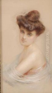 Portrait Of A Lady by Gaston Bouy