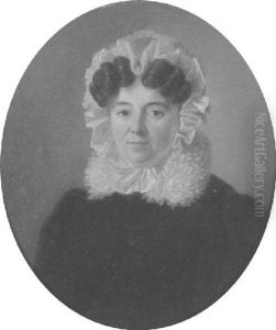 Portrait Of A Lady by Georg Adam Schmidt