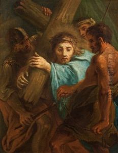 Christ Carrying The Cross by Martin Johann (Kremser Schmidt) Schmidt