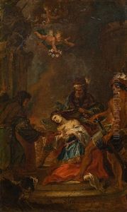 The Martyrdom Of St. Barbara by Martin Johann (Kremser Schmidt) Schmidt