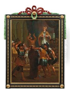 Christ Before Caiaphas by Martin Johann (Kremser Schmidt) Schmidt