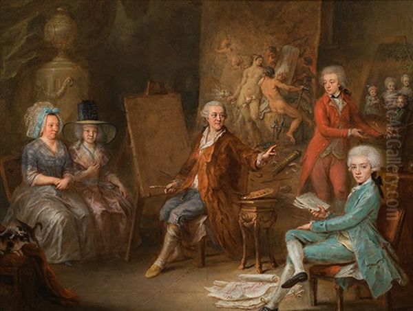 Family Portrait Martin Johann Schmidt - view 1
