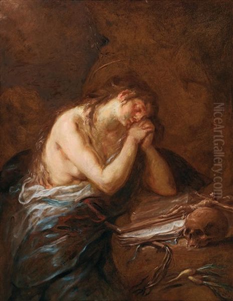 The Penitent Magdalene by Martin Johann (Kremser Schmidt) Schmidt