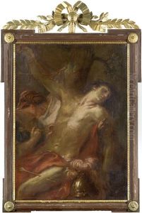 Die Pflege Des Hl. Sebastian by Martin Johann (Kremser Schmidt) Schmidt