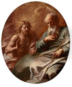 Christus Und Gott Vater by Martin Johann (Kremser Schmidt) Schmidt