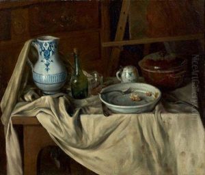 Le Dejeuner Du Peintre by Andre Bouys
