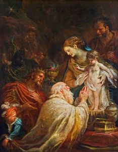 Anbetung Der Heiligen Drei Konige by Martin Johann (Kremser Schmidt) Schmidt