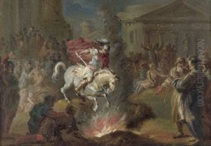 Sprung Des Marcus Curtius In Die Unterwelt