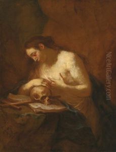Die Busende Magdalena by Martin Johann (Kremser Schmidt) Schmidt