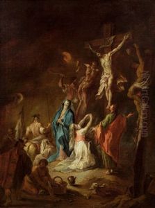 Kreuzigung Christi by Martin Johann (Kremser Schmidt) Schmidt